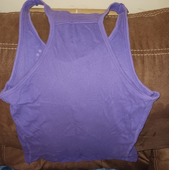 Purple Racerback Tank Top - Picture 2 of 2